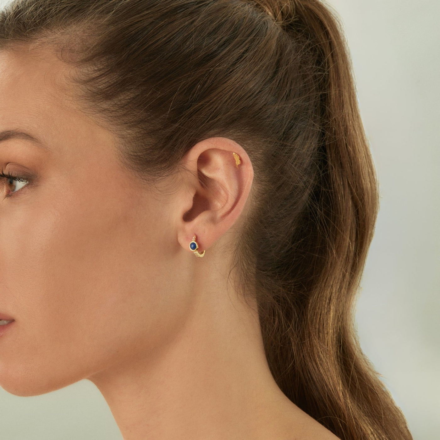 Karen® | Zuri Gold Piercing Ring and Pendant