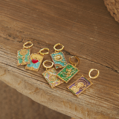 Pilar® | Three of Swords Tarot Hoop Piercing Earring