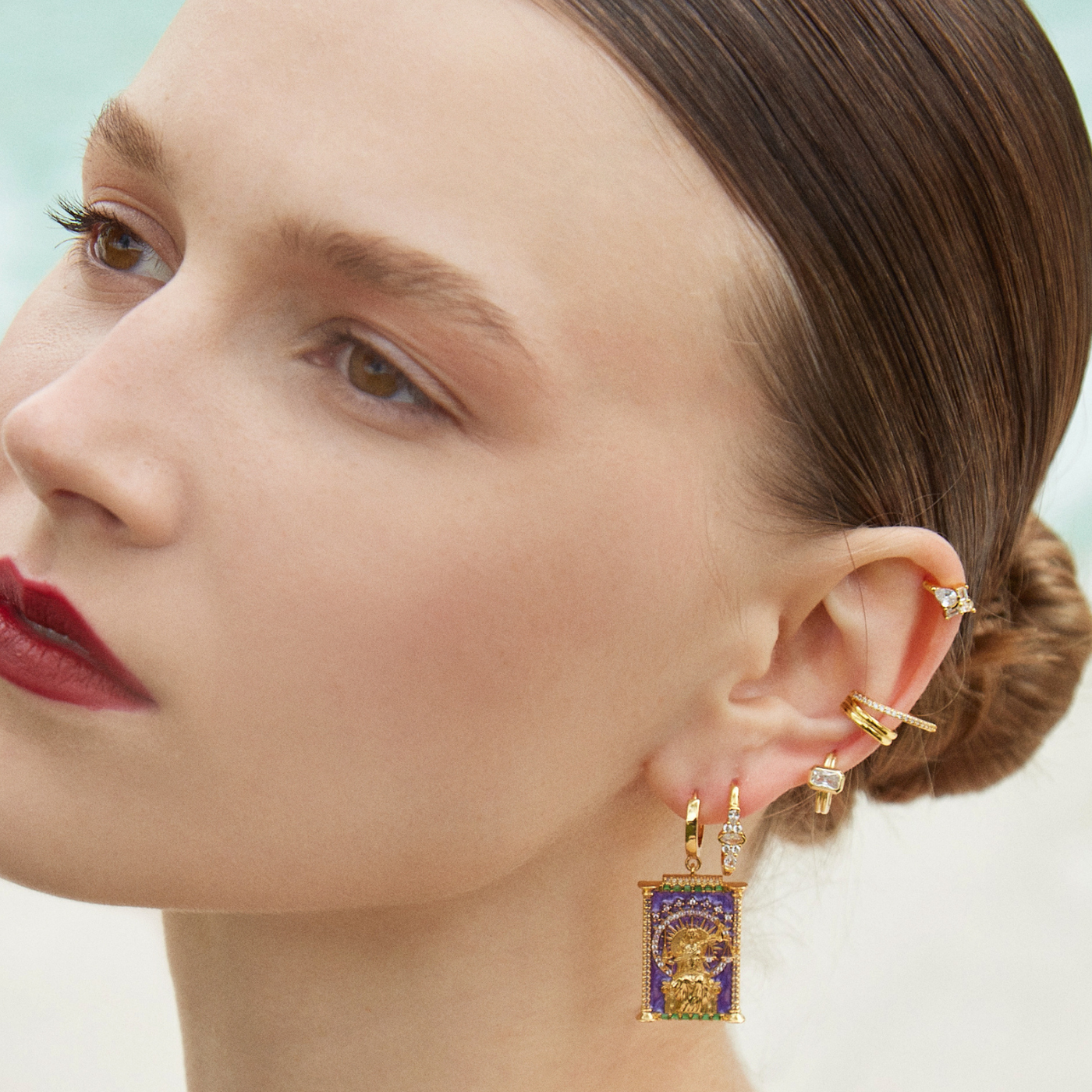 Norma® | Tarot Justice Hoop Piercing Earring