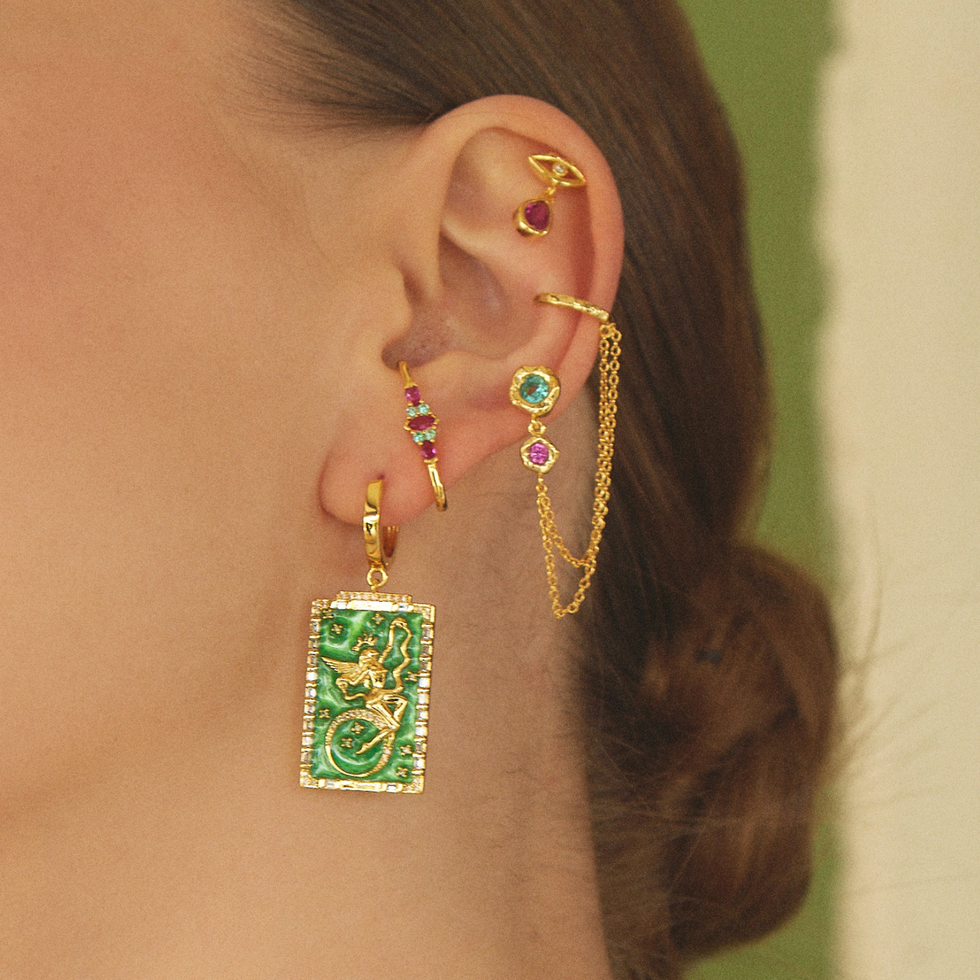 Otilia® | Temperance Tarot Hoop Piercing Earring