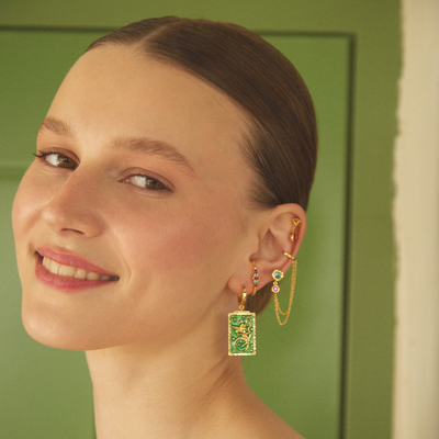 Otilia® | Temperance Tarot Hoop Piercing Earring