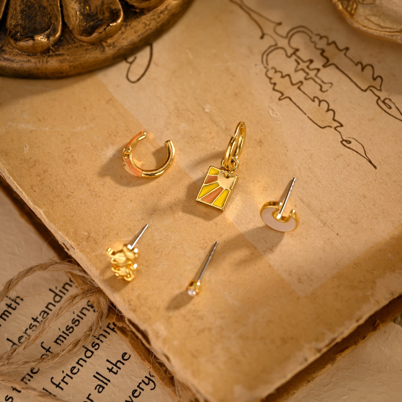 Trinidad® | Strength Tarot Card Earring Set