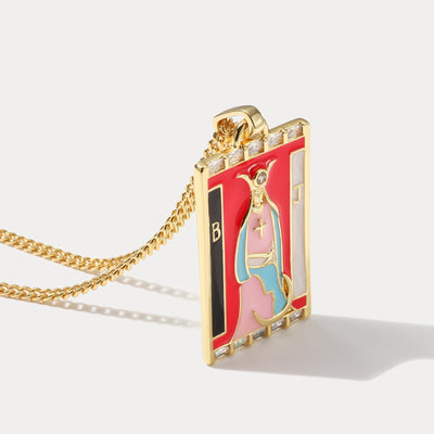 Isis® | High Priestess Tarot Card Necklace