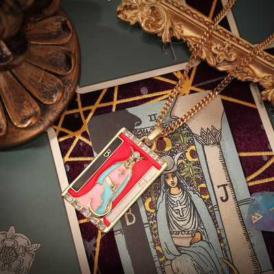 Isis® | High Priestess Tarot Card Necklace