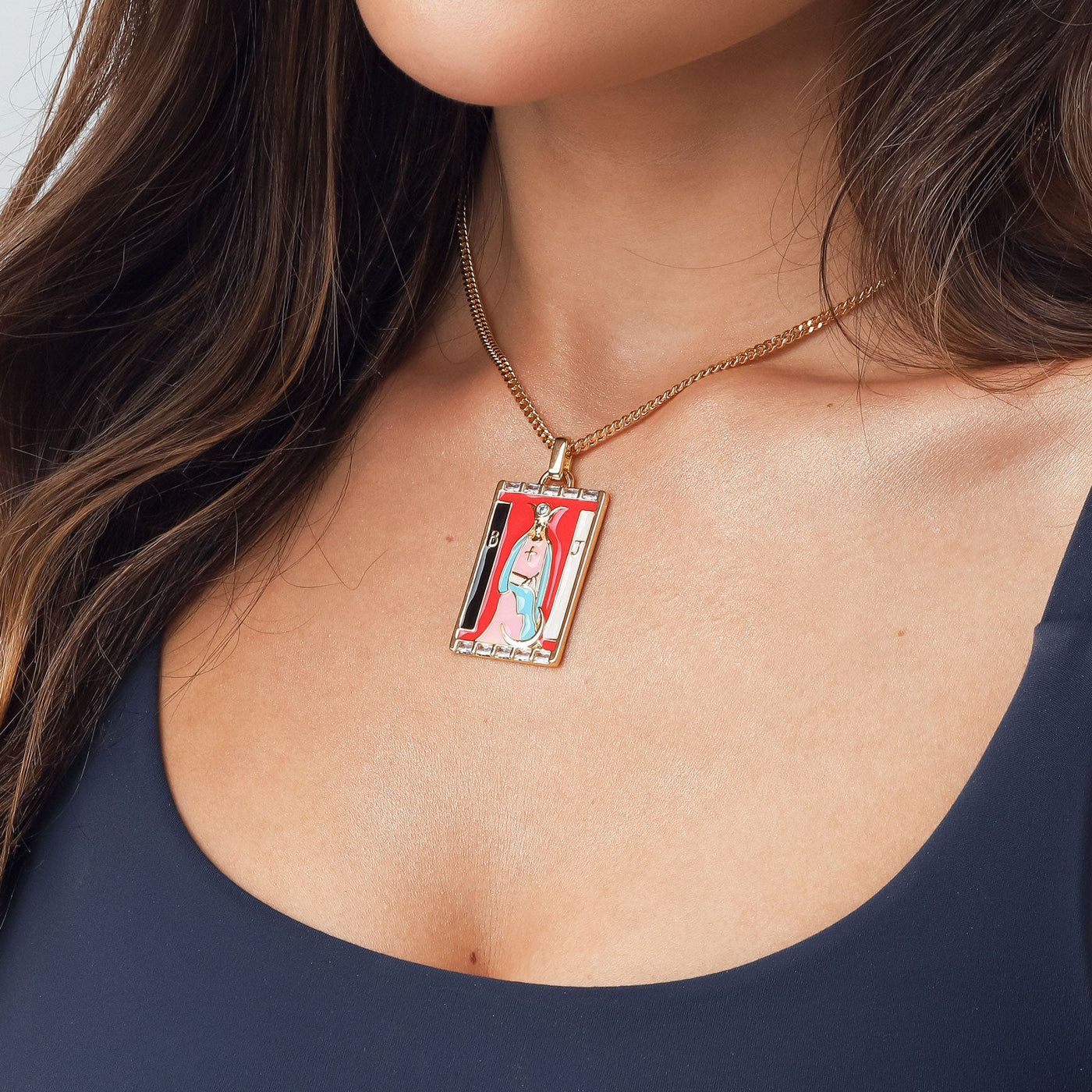 Isis® | High Priestess Tarot Card Necklace