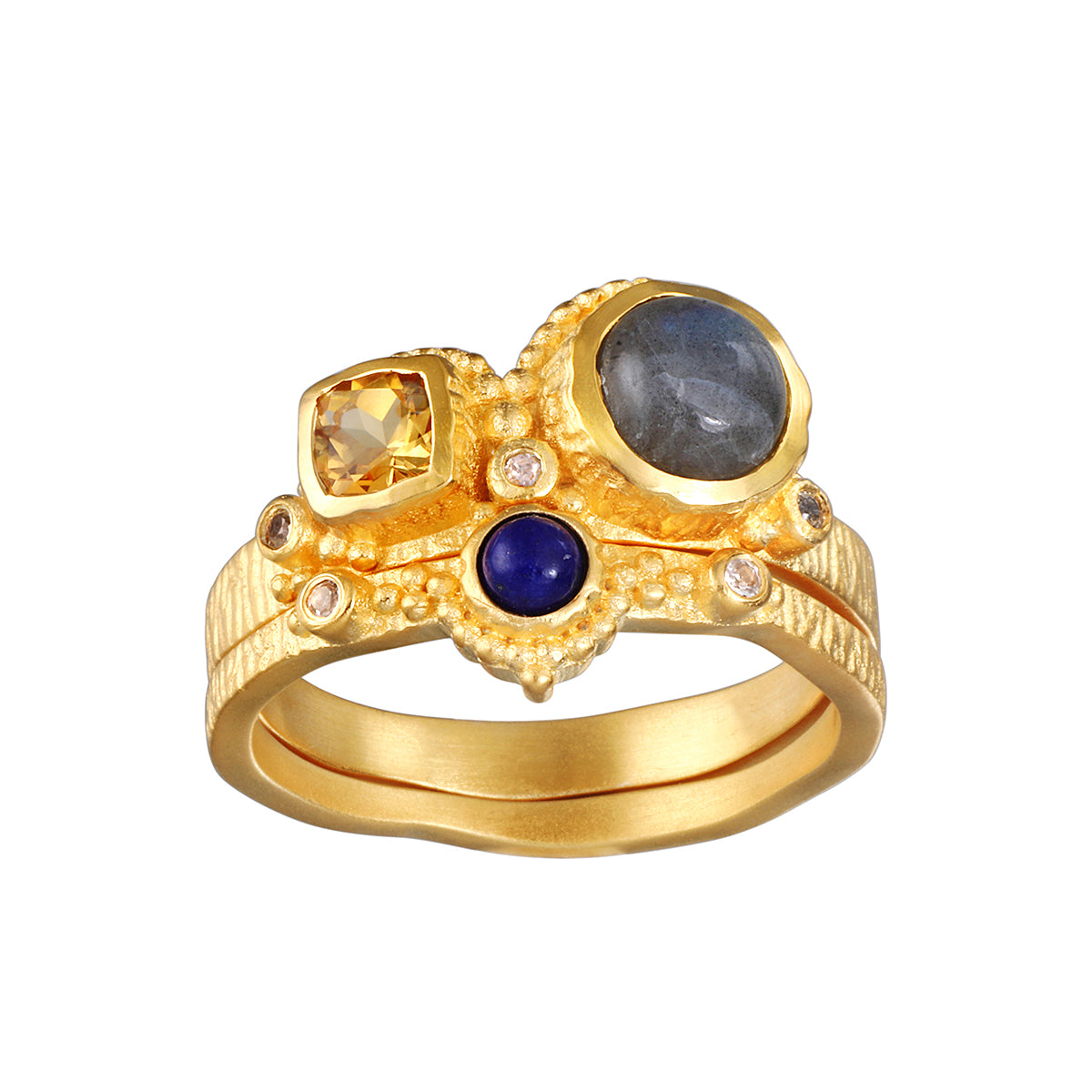 Antonia® | Gemstone Ring Set with a Vibrant Beauty