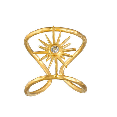 Gloria® | Divine Dreams Starburst Adjustable Ring